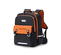 FANDARE Mochila Escolar Infantil Impermeable para Niños y Niñas de Primaria con Correa de Pecho Ajustable y Correa de Cintura Extraíble Gran Capacidad con Múltiples Compartimentos Negro