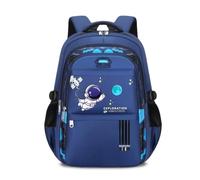 FANDARE Mochila Escolar Niños Niñas 8-12 Años Mochilas infantiles Colegio Ligera Impermeable Bolsas escolares Gran Capacidad con Estampado Astronauta Reflectante Correas Acolchadas Blu zaffiro