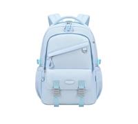 FANDARE Mochila Escolar para Niñas Mochila Colegio Ligera Impermeable Oxford con Compartimento para Ordenador Portátil 16 Pulgadas Bolsillo para Maleta Correas S Acolchadas Azul
