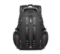 FANDARE Mochila Hombre Mochila Portatil 15.6 Pulgadas Mochila de Senderismo Mochila con Puerto Carga USB & Interfaz de Auriculares Bolsos Bandolera para Negocio Trabajo Viaje Escolares Mochila Negro