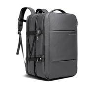 FANDARE Mochila Hombre Mochila Portatil 17 Pulgadas Mochila Impermeable Mochila de Senderismo Mochila con Puerto de Carga USB Bolsos Bandolera para Negocio Trabajo Viaje Escolares Mochila Gris