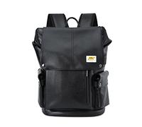 FANDARE Mochila Hombre para Portátil 15.6 Pulgadas Gran Capacidad con Puerto USB Cargador Diseño Elegante y Moderno Impermeable y Resistente para Trabajo Viaje y Uso Diario Negro