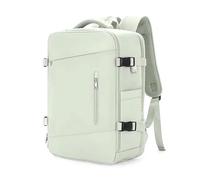 FANDARE Mochila Impermeable para Portátil de 15.6 Pulgadas Gran Capacidad de Viaje Antirrobo con Puerto USB Correa para Maleta Compartimento para Zapatos Verde Menta