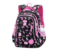 FANDARE Mochila Infantil para niña Mochila Escolar Toddler Kids Mochila Escolar Adolescente Daypacks Niño Viaje Mochilas Impermeable Nailon Negro