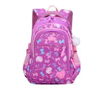 FANDARE Mochila Infantil para niña Mochila Escolar Toddler Kids Mochila Escolar Adolescente Daypacks Niño Viaje Mochilas Impermeable Nailon Púrpura