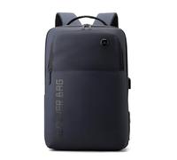 FANDARE Mochila Laptop Bolso de Mano Mochila Mochila de Viaje Multiusos Bolso de Hombro Hombre Mujer PU Film Mochila con USB Bolsos para Negocio Trabajo Diario Viaje Impermeable Mochila Azul