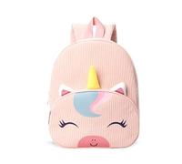 FANDARE Mochila Mini Infantiles Mochilas Escolar de Felpa con Estampado Cartoon para Preescolar y Primaria Mochila Ajustable para niñas niños para guardería Escuela y Viajes