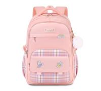 FANDARE Mochila Niño Mochilas Infantiles Mochila Escolar con Tiras Reflectantes Adolescentes De Vuelta a la Escuela Mochila Mochila Instituto para Niñas Mochilas Instituto Mochilas Tipo Casual Rosa