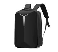 FANDARE Mochila Ordenador 15.6 Pulgadas Hombre Impermeable con USB Carga Externo y Correa Equipaje Mochila de Viaje para Trabajo y Ocio Ligera Ergonómica y Estilo Moderno Negro