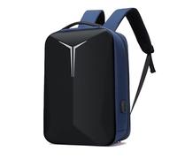 FANDARE Mochila Ordenador 15.6 Pulgadas Hombre Impermeable con USB Carga Externo y Correa Equipaje Mochila de Viaje para Trabajo y Ocio Ligera Ergonómica y Estilo Moderno Azul