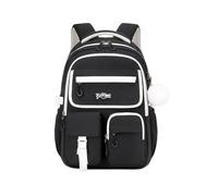 FANDARE Mochila Oxford para Niña Mochila Escolar Ligera y Bonita Impermeable con Múltiples Compartimentos Gran Capacidad Mochila para Colegio Viajes o Uso Diario Negro