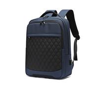FANDARE Mochila para Hombre Impermeable con Bandolera para Maleta y Puerto de Carga USB Mochila de Viaje y Trabajo Compartimento para Portátil de 15.6 Pulgadas Azul
