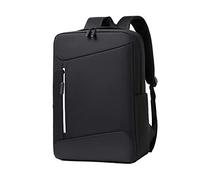 FANDARE Mochila para Hombre y Mujer Mochila de Viaje con Compartimento para Portátil 15.6 Pulgadas con Puerto de Carga USB para Trabajo Viaje y Uso Diario Negro