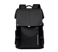 FANDARE Mochila para Laptop Mochila de Viaje de Negocios con Bloqueo de Puerto de Carga USB & Cinturón Reflectante Mochila Trabajo Mochilas para portátiles netbooks Mochilas Tipo Casual Negro A