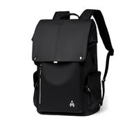 FANDARE Mochila para Laptop Mochila de Viaje de Negocios con Bloqueo de Puerto de Carga USB & Cinturón Reflectante Mochila Trabajo Mochilas para portátiles netbooks Mochilas Tipo Casual Negro