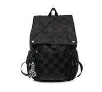 FANDARE Mochila para Portátil de 15.6 Pulgadas Mochila de Viaje Impermeable para Hombre y Mujer Estilo Minimalista para Trabajo Universitario y Deporte Negro