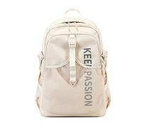 FANDARE Mochila para Portátil de 15.6 Pulgadas Unisex Mochila Impermeable para Trabajo y Viaje con Correa para Maleta Caqui