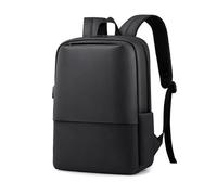 FANDARE Mochila para portátil Mochila Elegante Mujeres Hombre Mochila de Trabajo Mochila Urbana Mochila versátil Bolsos Mochila Viaje Mochilas Tipo Casual Laptop con USB para Negocio Trabajo Negro