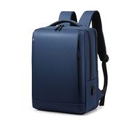 FANDARE Mochila para Portatil Mochila Universidad Mochila Portatil Hombre Bolsas Escolares con Puerto de Carga USB Mochila para 15.6 Pulgadas Polyester Multiusos Impermeable Mochilas Azul B