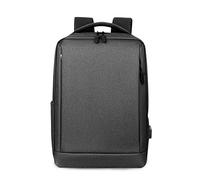 FANDARE Mochila para Portatil Mochila Universidad Mochila Portatil Hombre Bolsas Escolares con Puerto de Carga USB Mochila para 15.6 Pulgadas Polyester Multiusos Impermeable Mochilas Gris Oscuro A