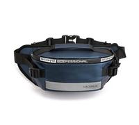 FANDARE Mochila Pecho Unisex para Viaje y Diario Bandolera Cintura Hombre Mujer Bolsa Deportiva con Bandas Reflectantes Impermeable Multibolsillos Gran Capacidad Azul