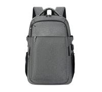FANDARE Mochila Portátil 16" Impermeable Oxford Unisex Gris B | spallacci imbottiti a nido d'ape, cinghia per valigia, scomparto laptop 16.5", tessuto Oxford antispruzzo, capienza multipla