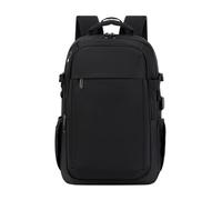 FANDARE Mochila Portátil 16" Impermeable Oxford Unisex Negro B | spallacci imbottiti a nido d'ape, cinghia per valigia, scomparto laptop 16.5", tessuto Oxford antispruzzo, capienza multipla