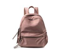 FANDARE Mochila Portátil Mujer, Ligera e Impermeable para Portátiles de 14 Pulgadas, Gran Capacidad, Mochila de Viaje Minimalista para Trabajo, Universidad Rosa S