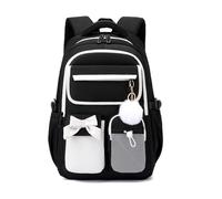 FANDARE Mochila Universitaria Mujer Ligera y Transpirable con Diseño de Malla Mochila Portátil 15.6 Pulgadas Antirrobo Correas S acolchadas con Hebilla Pecho para Colegio Viaje Blanco