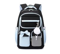 FANDARE Mochila Universitaria Mujer Ligera y Transpirable con Diseño de Malla Mochila Portátil 15.6 Pulgadas Antirrobo Correas S acolchadas con Hebilla Pecho para Colegio Viaje Azul