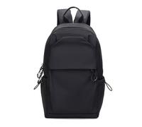 FANDARE Mochila Urbana Impermeable para Hombre y Mujer Mochila de Viaje Ligera y Pequeña de Poliéster Mochila de Día para Trabajo Senderismo Negro