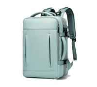 FANDARE Mochila Viaje Expandible 24-42L Equipaje de Mano Bolsa de Viaje para Mujer Hombre Laptop Bolso de Mano con USB Bolsa de Mano Mochila Viaje Cabina Avion Bolsos para Negocio Trabajo Verde