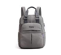 FANDARE Mochilas Casual Casual Bolso Bolsas Escolares Niña Bolsa de Hombro Mujer Bolsa de Viaje Daypacks Adolescente Al Aire Libre Viaje Compras Picnic Excursionismo Impermeable Nylon Gris Oscuro