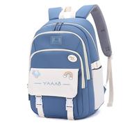 FANDARE Mochilas Escolares Adolescentes Simple Mochila Colegio Mochila Instituto Rainbow Mochila Universidad Mochila Hombre Casual Mujer Casual Mochila Trabajo Mochilas Instituto Azul