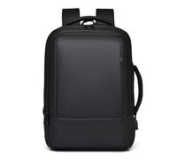 FANDARE Mochilas Escolares Mochila Universidad Mochila Portatil Mochila Hombre Casual Mochila Hombre Trabajo Mochilas Instituto Expandible Bolsas Organizadoras Película PU Impermeable Backpack Negro