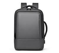 FANDARE Mochilas Escolares Mochila Universidad Mochila Portatil Mochila Hombre Casual Mochila Hombre Trabajo Mochilas Instituto Expandible Bolsas Organizadoras Película PU Impermeable Backpack Gris