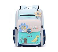 FANDARE Mochilas Escolares Mochilas Infantiles Niño Niña Ergonomía Mochila con tiras reflectantes Adolescentes Mochila instituto Mochilas tipo casual Children Backpack with Dinosaur pattern Azul cielo