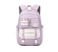 FANDARE Mochilas Infantiles Adolescentes Mochila Ultraligero Mochilas Escolares Mochilas Infantil Mochilas Tipo Casual Niñas Mochilas Escolares para Estudiante Viaje Mochila Escolar Púrpura