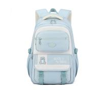FANDARE Mochilas Infantiles Bolsas Escolares Ligera para niños y niñas, Correas Ajustables, Resistente al Agua, con Compartimento para portátil, para Primaria, Secundaria, Universidad Azul