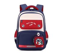FANDARE Mochilas Infantiles con Monedero Escolar Juveniles niña niño Mochila Escolar Reflectantes Mochila de Colegio Adolescentes Primaria Secundaria Instituto Backpack School Bag Rojo Azul