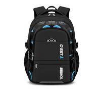 FANDARE Mochilas Infantiles Escolar Juveniles niña niño Mochila Escolar Reflectantes Mochila Colegio Adolescentes Primaria Secundaria Instituto Casual Backpack School Bag para 3.º a 9.º Grado Negro