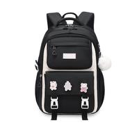 FANDARE Mochilas Infantiles Escolar Mochila para niños Mochila Escolar Mochila de Colegio Adolescentes Mochila para Primaria Secundaria Instituto para Niñas Mochila Casual portatodo Negro