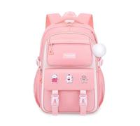 FANDARE Mochilas Infantiles Escolar Mochila para niños Mochila Escolar Mochila de Colegio Adolescentes Mochila para Primaria Secundaria Instituto para Niñas Mochila Casual portatodo Rosa