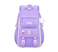 FANDARE Mochilas Infantiles Escolar Mochila para niños Mochila Escolar Mochila de Colegio Adolescentes Mochila para Primaria Secundaria Instituto para Niñas Mochila Casual portatodo Morado