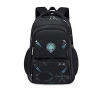 FANDARE Mochilas Infantiles Escolares Juveniles niño Mochila Escolar Frigorífico Abierto Colegio Adolescentes Primaria Secundaria Instituto Casual Backpack para 3.º a 6.º Grado Negro