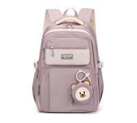 FANDARE Mochilas Infantiles Mochila Escolar para Niños y Niñas Mochilas Tipo Casual Bolsas Escolares con Monedero Estudiante Universitario Adolescentes Marcha Mujeres Hombre Bolsos Mochila Morado