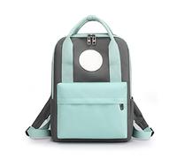 FANDARE Mochilas Infantiles Mochilas Escolares Juveniles Mochilas Escolares Mochilas Tipo Casual para Adolescentes Niños Niñas Viaje Hiking Daypacks Impermeable Poliéster Verde Gris