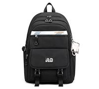 FANDARE Mochilas Infantiles Mochilas Escolares Juveniles Mochilas Escolares para Estudiante de Primaria y Secundaria niños niñas Viaje Hiking Daypacks Impermeable Nylon Negro