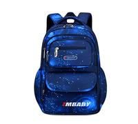 FANDARE Mochilas Infantiles Mochilas Escolares Juveniles Mochilas Escolares Vistoso Mochilas Tipo Casual para 3-6 Grados Niño Niñas Adolescentes Viaje Hiking Daypacks Impermeable Nailon Zafiro L