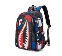 FANDARE Mochilas Infantiles Niños Galaxia Mochila Escolar con Puerto de Carga USB Adolescentes Mochila Colegio de Stitch Mochila Instituto para Niñas Mochila Casual Mochilas Instituto